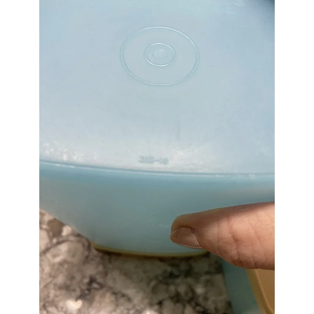 Vintage Tupperware Storage Freezer Containers 4 Bowls With Lids